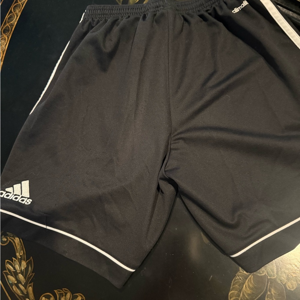 Adidas White Tee with Bold Logo and Shorts - Picture 2 of 8